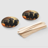 ラブラドールパピーオータムデライトカボチャ ハンドファン (組立なし)