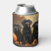 ラブラドールパピーオータムデライトカボチャ 缶クーラー (缶正面)