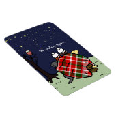 ラブラドールパーソナライズされたファミリーとスカイ マグネット (右側)