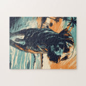 ラブラドールビーチ ジグソーパズル (横)