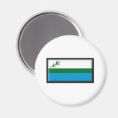 ラブラドールフラグ マグネット (正面/裏面)