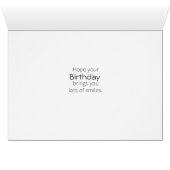 ラブラドールブラックドッグフォレストバタフライ誕生日 (内部横(下))