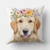 ラブラドールプリンセス20x20装飾用クッション クッション (裏面)