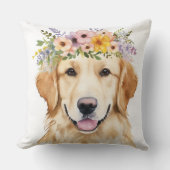 ラブラドールプリンセス20x20装飾用クッション クッション (正面)