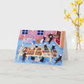 ラブラドールベーカリー カード (黄色い花)