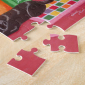 ラブラドールママの裁縫ルーム ジグソーパズル (側面)