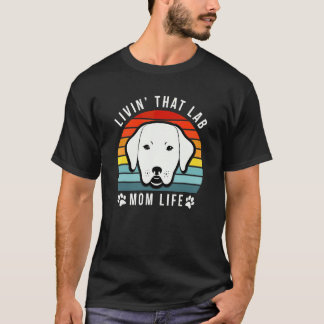 ラブラドールママの誇り 黄色いラブラドールレトリバー Tシャツ