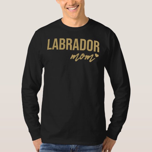 ラブラドールママスクープ Tシャツ (正面)