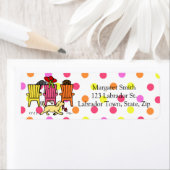 ラブラドールマママアットプールサイド ラベル (インサイチュ)