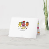 ラブラドールママatプールサイドありがとう サンキューカード (裏面)