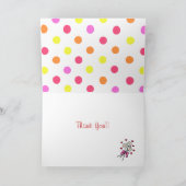 ラブラドールママatプールサイドありがとう サンキューカード (内部)