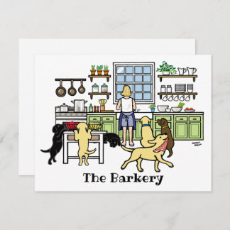 ラブラドールマムズキッチンブロンド カード