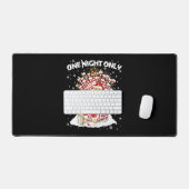 ラブラドールラバーズクリスマスドッグおもしろTシャツ デスクマット (キーボード&マウス)