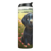 ラブラドールリトリエバーオンファーム タンブラー (回転左)