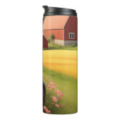 ラブラドールリトリエバーオンファーム タンブラー (回転右)