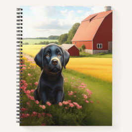 ラブラドールリトリエバーオンファーム ノートブック