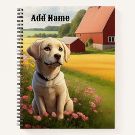 ラブラドールリトリエバーオンファーム ノートブック