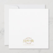 ラブラドールリトリエバーギフトカード 招待状 (裏面)