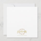 ラブラドールリトリエバーギフトカード 招待状 (裏面)