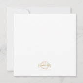 ラブラドールリトリエバーギフトカード 招待状 (裏面)