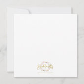 ラブラドールリトリエバーギフトカード 招待状 (裏面)