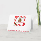 ラブラドールリトリエバークリスマスカードヴィンテージ シーズンカード (裏面)