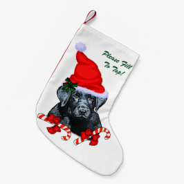 ラブラドールリトリエバークリスマスメリー スモールクリスマスストッキング