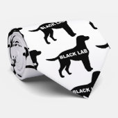 ラブラドールリトリエバーサイロブラック ネクタイ (ロール)