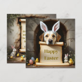 ラブラドールリトリエバードッグとメッセージ シーズンカード (正面/裏面)