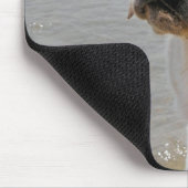 ラブラドールリトリエバービーチ マウスパッド (コーナー)