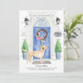 ラブラドールリトリエバーフロントドアの移動告知 招待状 (スタンド正面)