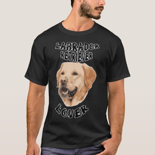 ラブラドールリトリエバー恋人 Tシャツ (正面)