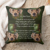 ラブラドールリトリエバー詩 クッション (ブランケット)