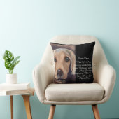 ラブラドールリトリエバー詩 クッション (椅子)