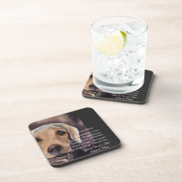 ラブラドールリトリエバー詩 コースター