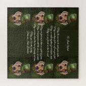 ラブラドールリトリエバー詩 ジグソーパズル (横)