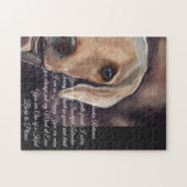 ラブラドールリトリエバー詩 ジグソーパズル (横)