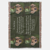 ラブラドールリトリエバー詩 スローブランケット (正面縦)