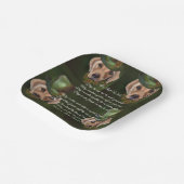 ラブラドールリトリエバー詩 ペーパープレート (傾斜あり)