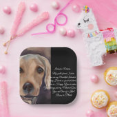 ラブラドールリトリエバー詩 ペーパープレート (パーティー)