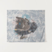 ラブラドールリトリエータトートバッグメタルオーナメント タペストリー (正面(横))