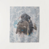 ラブラドールリトリエータトートバッグメタルオーナメント タペストリー (正面)