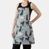 ラブラドールリトリバーの手と骨 エプロン (インサイチュ)