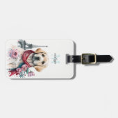 ラブラドールリトリバー荷物タグ ラゲッジタグ (正面横)