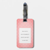 ラブラドールリトリバー荷物タグ ラゲッジタグ (裏面縦)