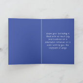 ラブラドールリトリバー誕生日イエロー・ラブラドール・レトリーバーパピードッグ カード (内部)