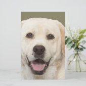 ラブラドールリトリバー1 便箋 (スタンド正面)