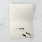 ラブラドールリトリバー&ダックスパパ誕生日 カード (内部)