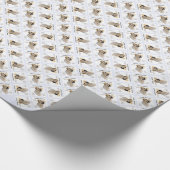 ラブラドールリトリバー(黄色)履歴デザイン ラッピングペーパー (角)