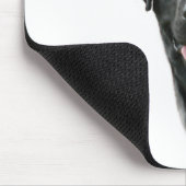 ラブラドールリトリバー(blk)履歴デザイン マウスパッド (コーナー)